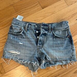 Levi's Blue Vintage Cut-Off Jean Shorts